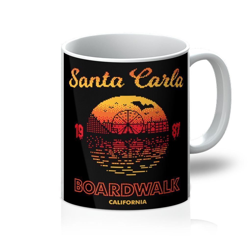 VIRGIN TEEZ Homeware 11oz Santa Carla Boardwalk Mug