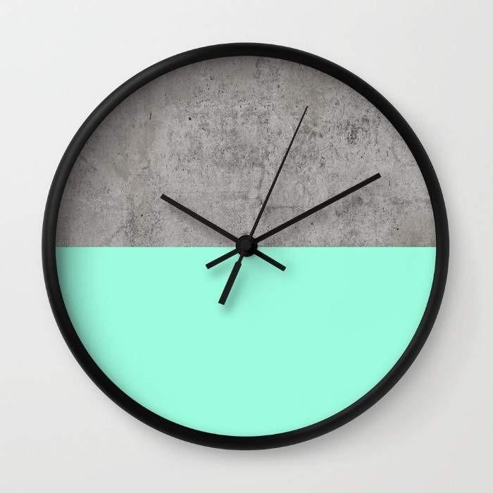 Dany Designs Wall Clock Sea on Concrete Wall clock