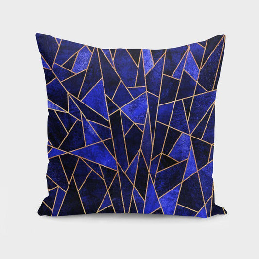 The Pillow pillows Shattered Sapphire  Cushion/Pillow