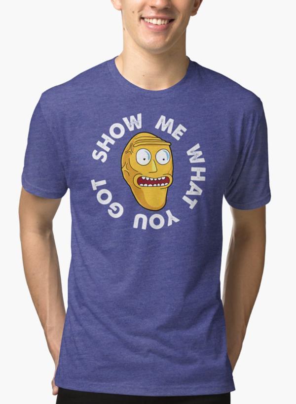 Ali Naqvi T-SHIRT SHOW ME WHAT YOU GOT 2 Purple T-shirt