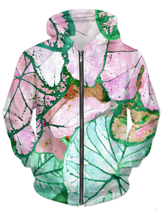 Virgin Teez Sublimation Hoodie Simone UNISEX ZIP HOODIE