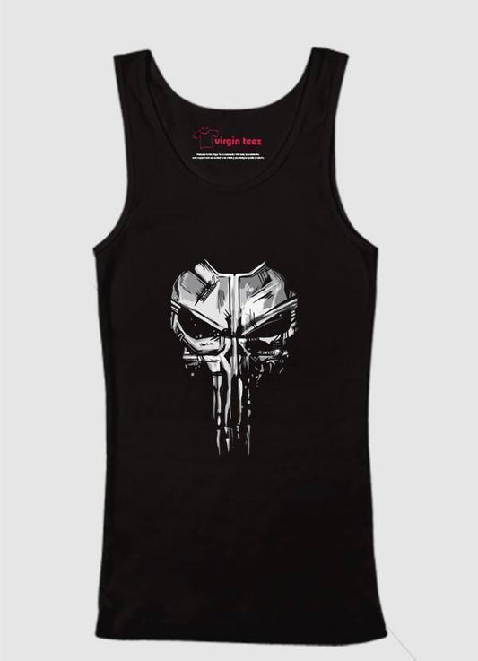 M Nidal Khan Tank Top Skull Tank Top