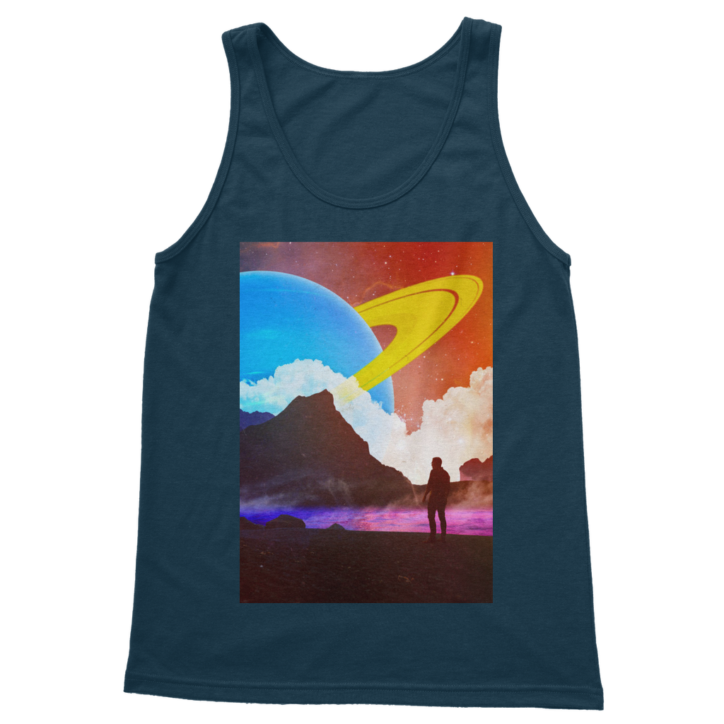 VIRGIN TEEZ Tank Top Navy / S Sky is the Limit Classic Adult Vest Top