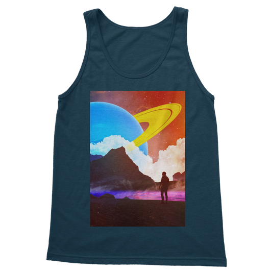 VIRGIN TEEZ Tank Top Navy / S Sky is the Limit Classic Adult Vest Top