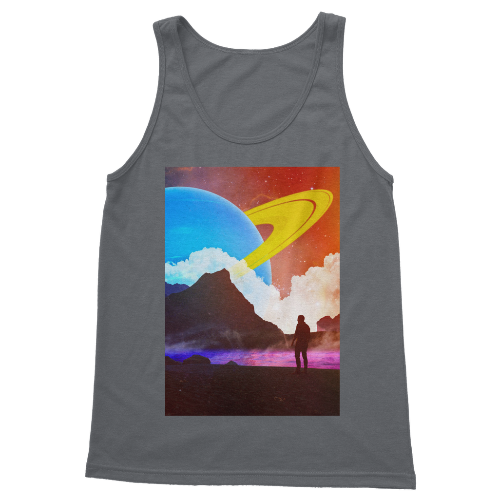 VIRGIN TEEZ Tank Top Dark Grey / S Sky is the Limit Classic Adult Vest Top