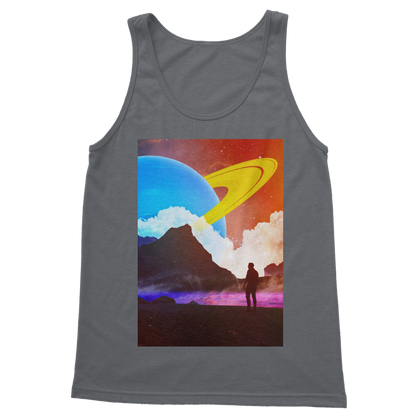 VIRGIN TEEZ Tank Top Dark Grey / S Sky is the Limit Classic Adult Vest Top