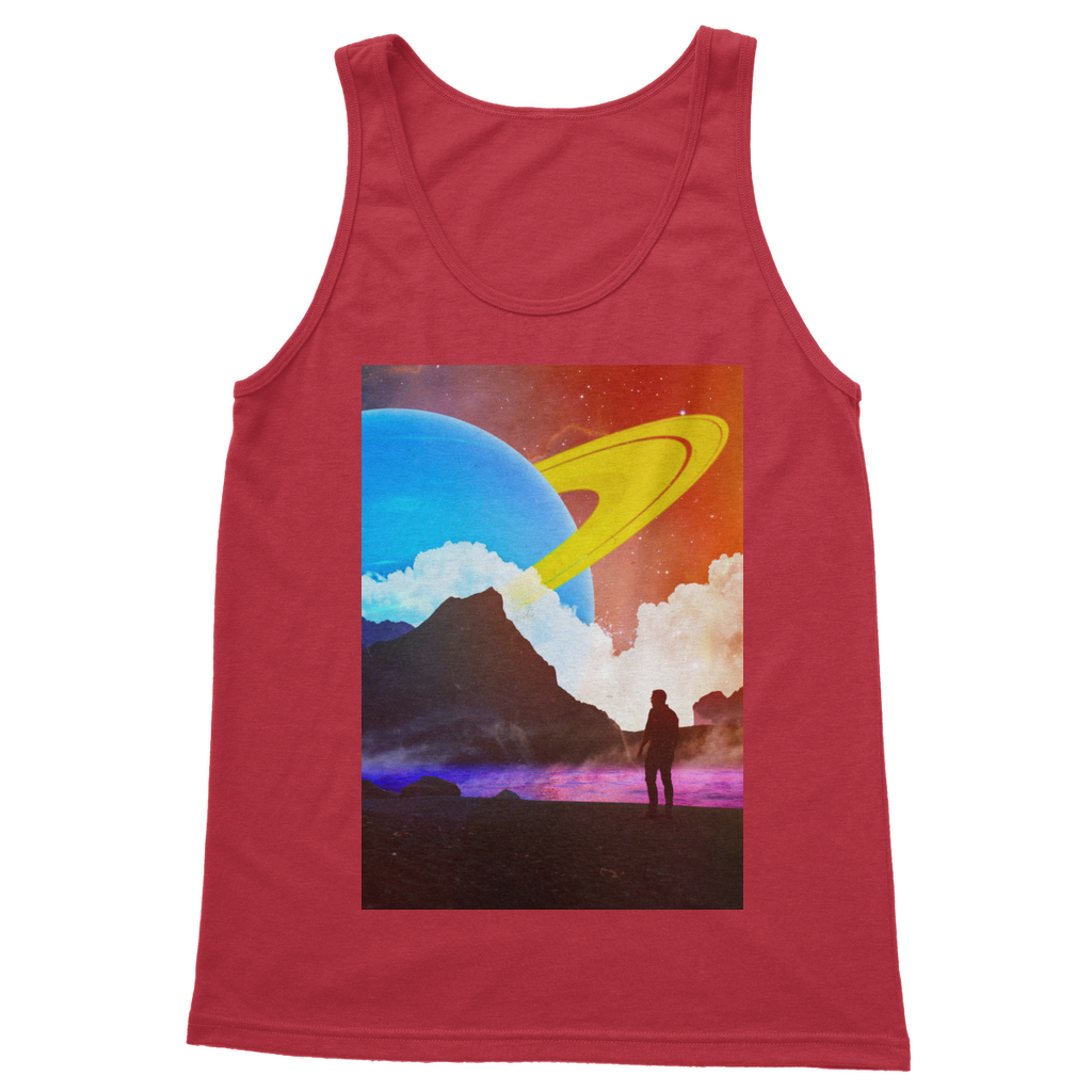 VIRGIN TEEZ Tank Top Red / S Sky is the Limit Classic Adult Vest Top