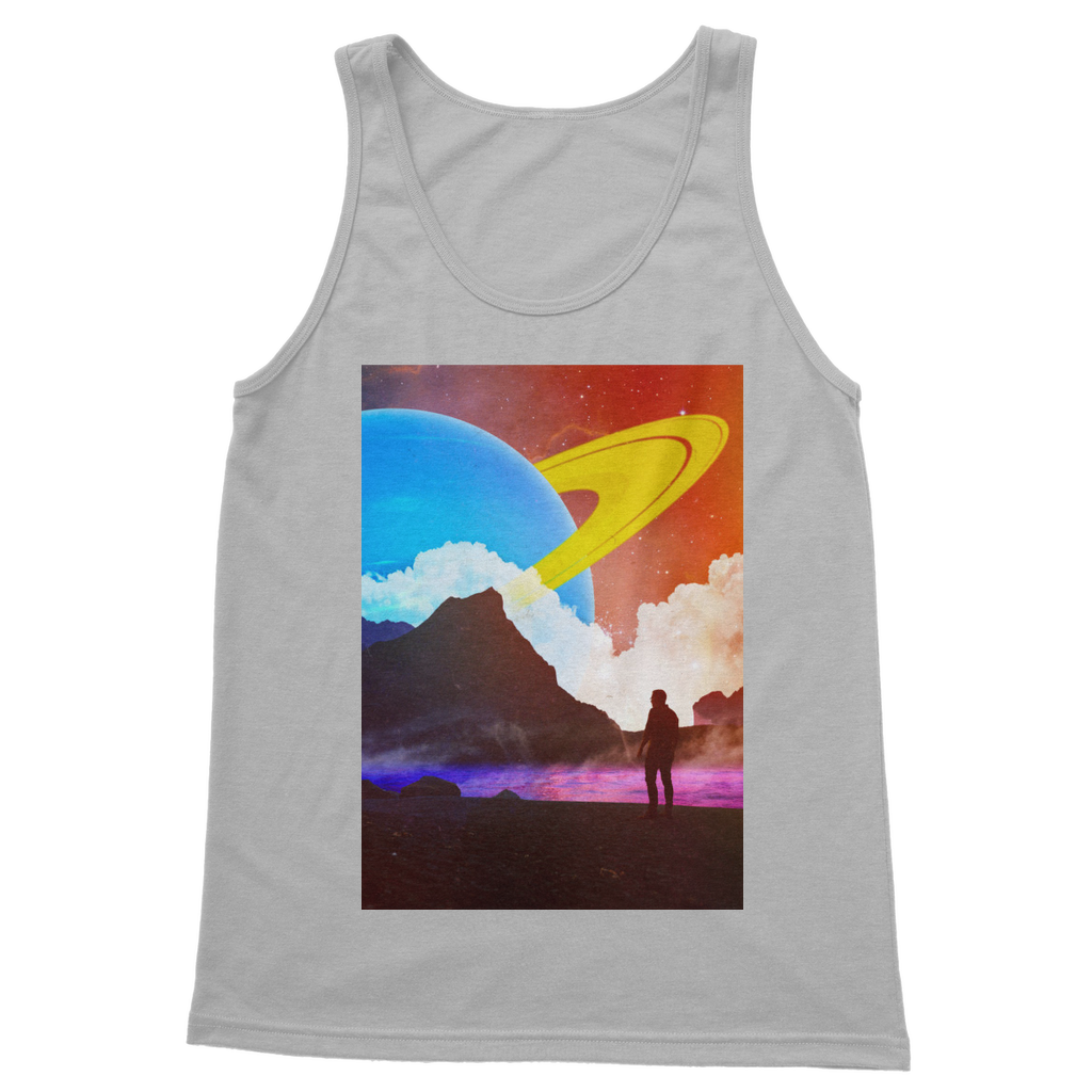 VIRGIN TEEZ Tank Top Light Grey / S Sky is the Limit Classic Adult Vest Top