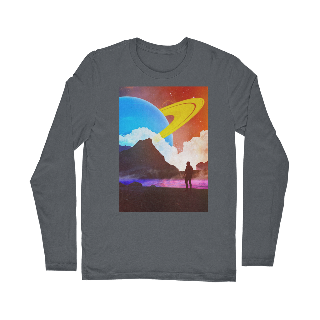 VIRGIN TEEZ Long sleeves T-shirt Dark Grey / Unisex / S Sky is the Limit Classic Long Sleeve T-Shirt