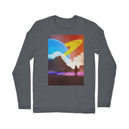 VIRGIN TEEZ Long sleeves T-shirt Dark Grey / Unisex / S Sky is the Limit Classic Long Sleeve T-Shirt