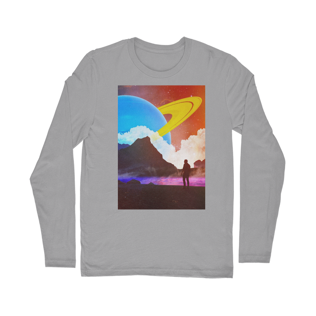 VIRGIN TEEZ Long sleeves T-shirt Light Grey / Unisex / S Sky is the Limit Classic Long Sleeve T-Shirt