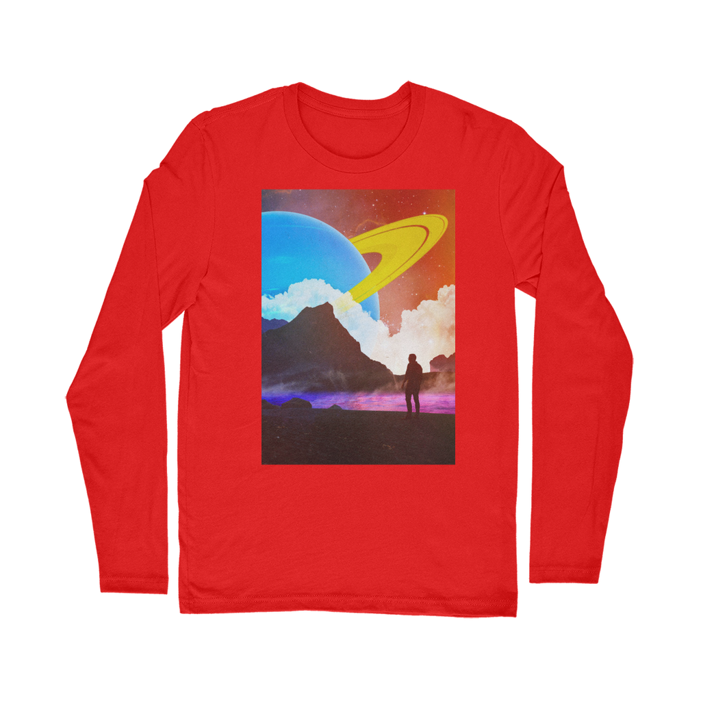 VIRGIN TEEZ Long sleeves T-shirt Red / Unisex / S Sky is the Limit Classic Long Sleeve T-Shirt