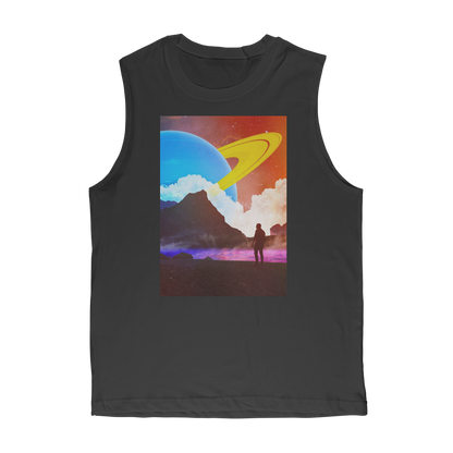 VIRGIN TEEZ Tank Top Black / Unisex / S Sky is the Limit Premium Adult Muscle Top