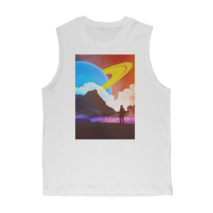 VIRGIN TEEZ Tank Top White / Unisex / S Sky is the Limit Premium Adult Muscle Top