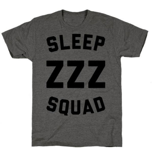 GYM FIT T-SHIRT SLEEP ZZZ SQUAD T-SHIRT