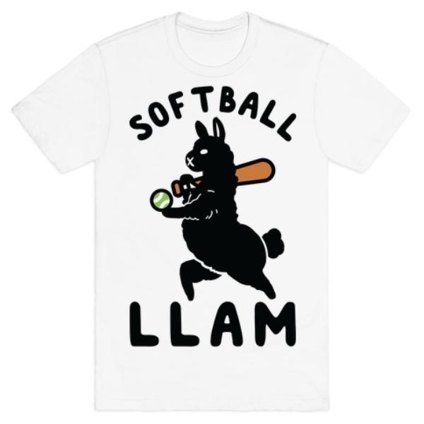 GYM FIT T-SHIRT SOFTBALL LLAM T-SHIRT