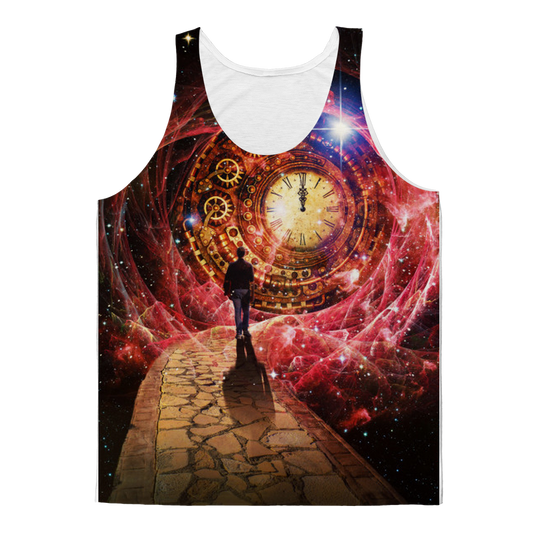 VIRGIN TEEZ Tank Top XS Space and Time Classic Sublimation Adult Tank Top