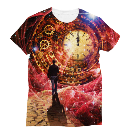 VIRGIN TEEZ Men T-Shirts XS Space and Time Classic Sublimation Women's T-Shirt