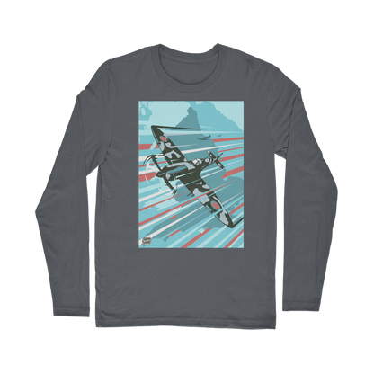 VIRGIN TEEZ Long sleeves T-shirt Dark Grey / Unisex / S Spitfire Classic Long Sleeve T-Shirt