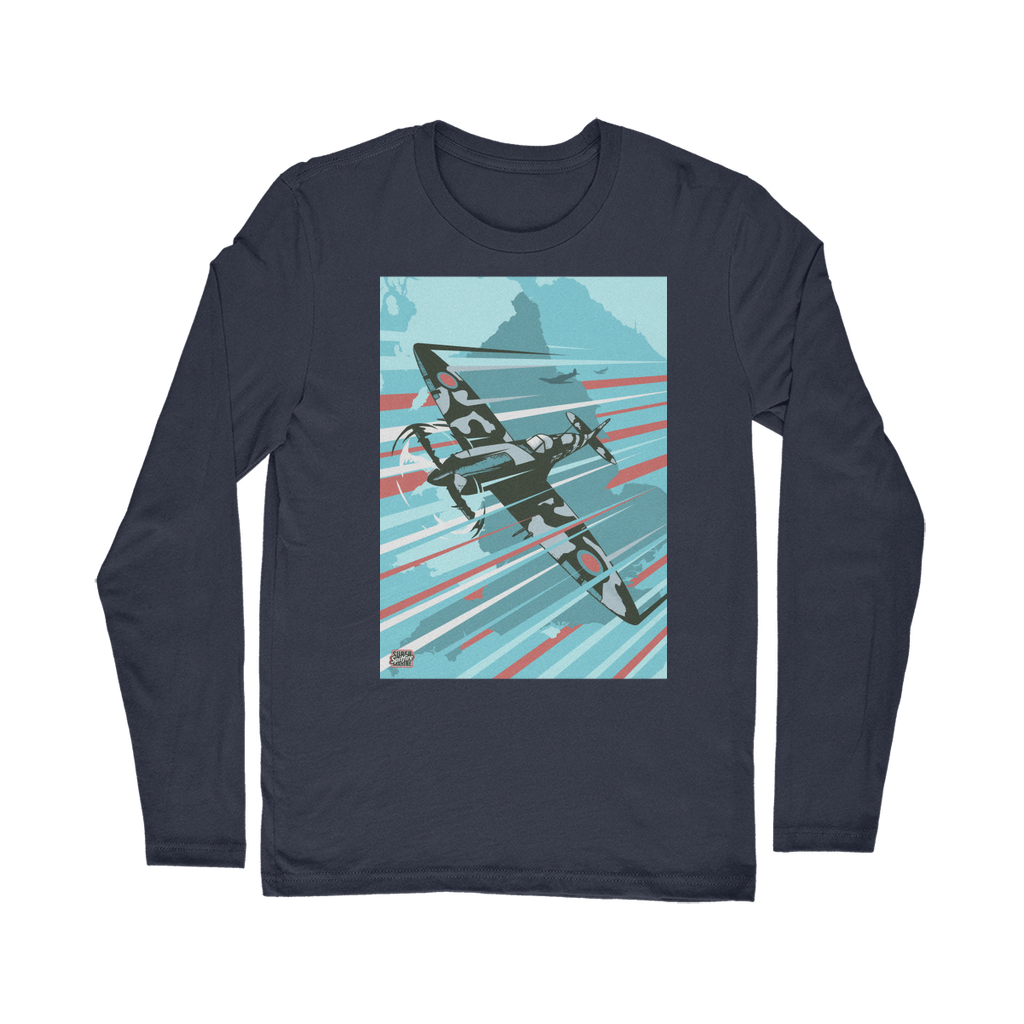 VIRGIN TEEZ Long sleeves T-shirt NAVY / Unisex / S Spitfire Classic Long Sleeve T-Shirt