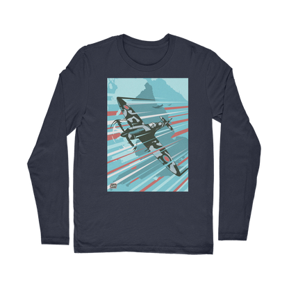 VIRGIN TEEZ Long sleeves T-shirt NAVY / Unisex / S Spitfire Classic Long Sleeve T-Shirt