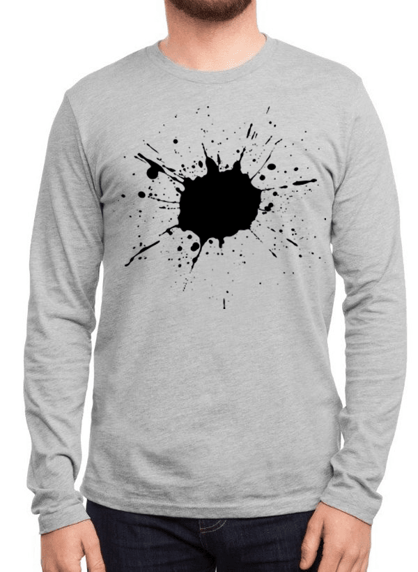 Aneeq Arshad T-shirt SMALL / Gray Splatter Full Sleeves T-shirt