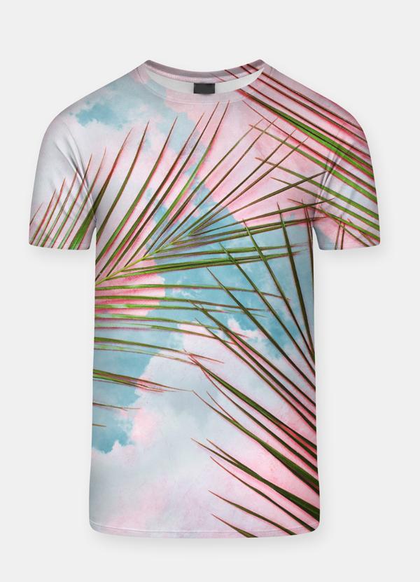 VIRGIN TEEZ Sublimation Men T-Shirt Spring Leafs  Sublimation Adult T-Shirt