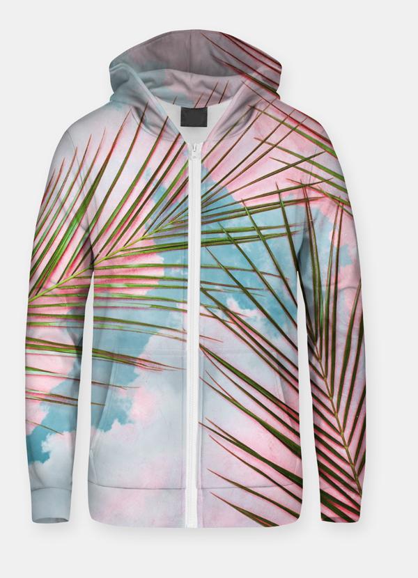 Virgin Teez Sublimation Hoodie Spring Leafs  UNISEX ZIP HOODIE