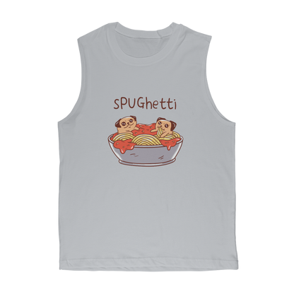 VIRGIN TEEZ Tank Top Light Grey / Unisex / S sPUGhetti Premium Adult Muscle Top