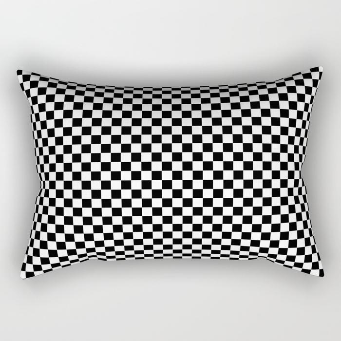 The Pillow pillows Square Black & White Rectangle Pillow