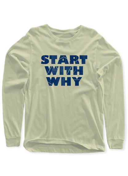 Virgin Teez T-shirt Start With Why Full Sleeves T-shirt