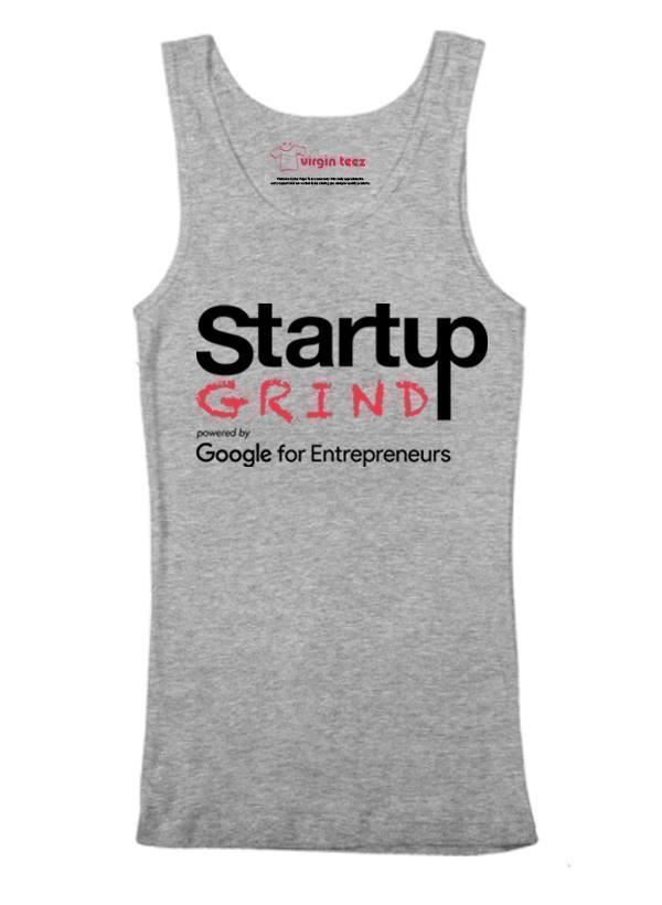 StartupGrind Tank Top Startup Grind Grey Tank Top