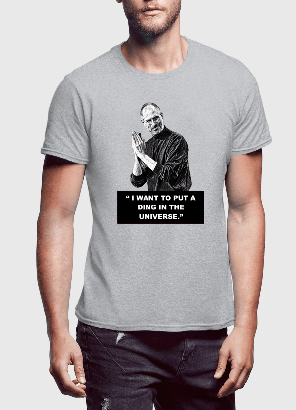 Virgin Teez T-shirt Steve Jobs Half Sleeves T-shirt