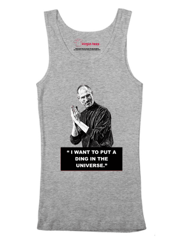 Virgin Teez Tank Top Steve Jobs Tank Top