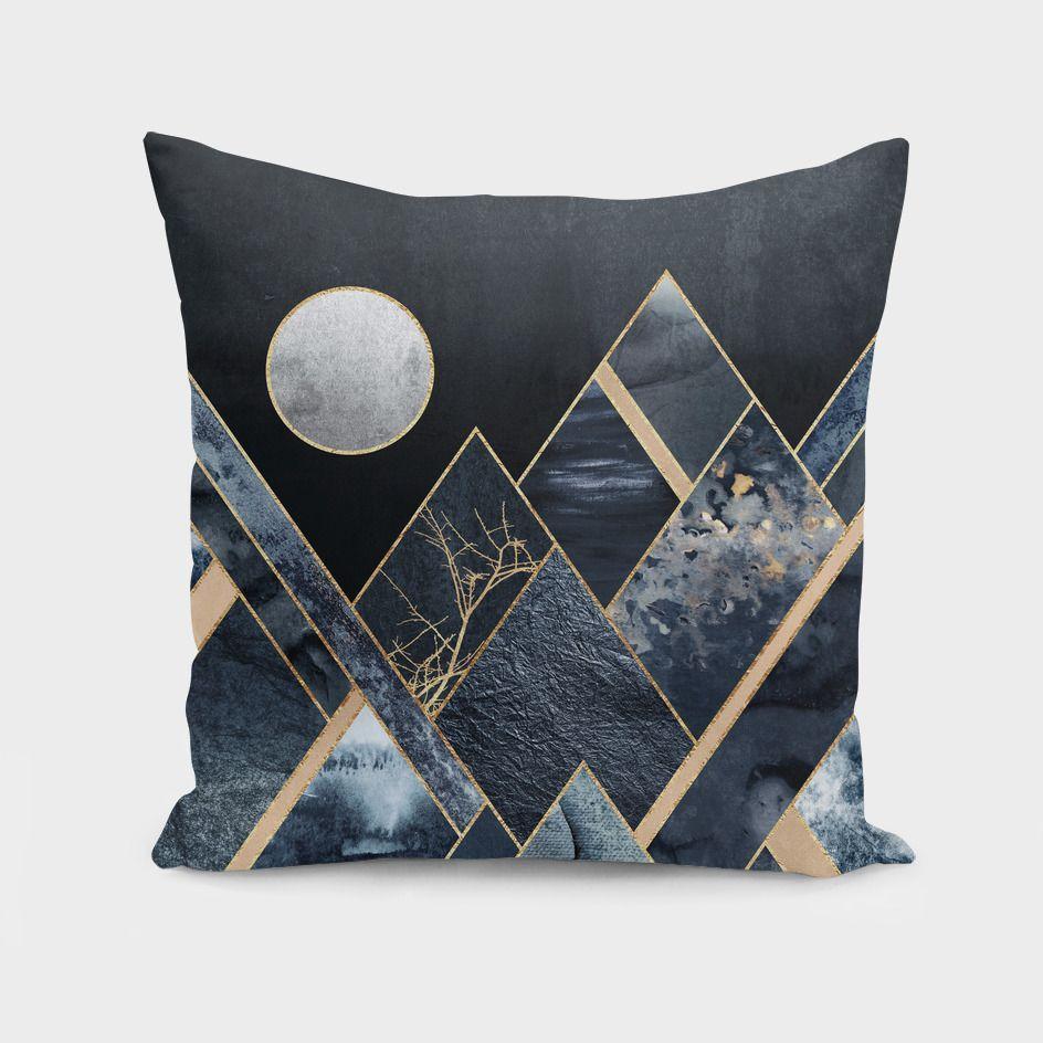 The Pillow pillows Stormy Mountains  Cushion/Pillow