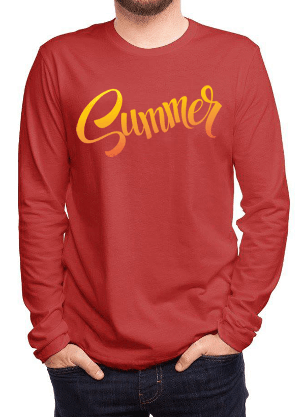 Aneeq Arshad T-shirt SMALL / Red Summer Full Sleeves T-shirt