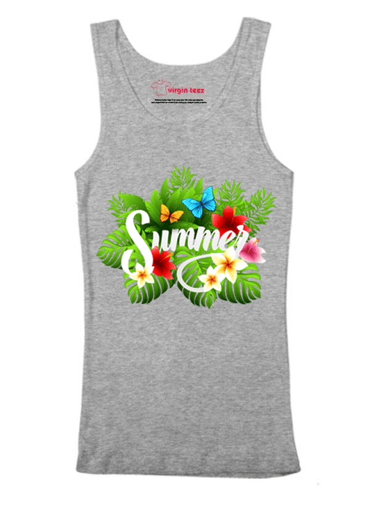 Aneeq Arshad Tank Top SMALL / Gray Summer Time Tank Top