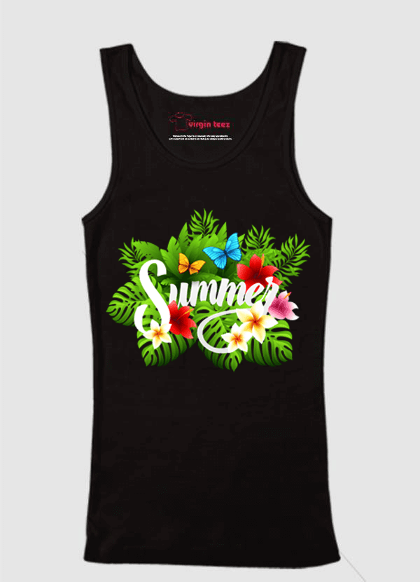 Aneeq Arshad Tank Top SMALL / Black Summer Time Tank Top