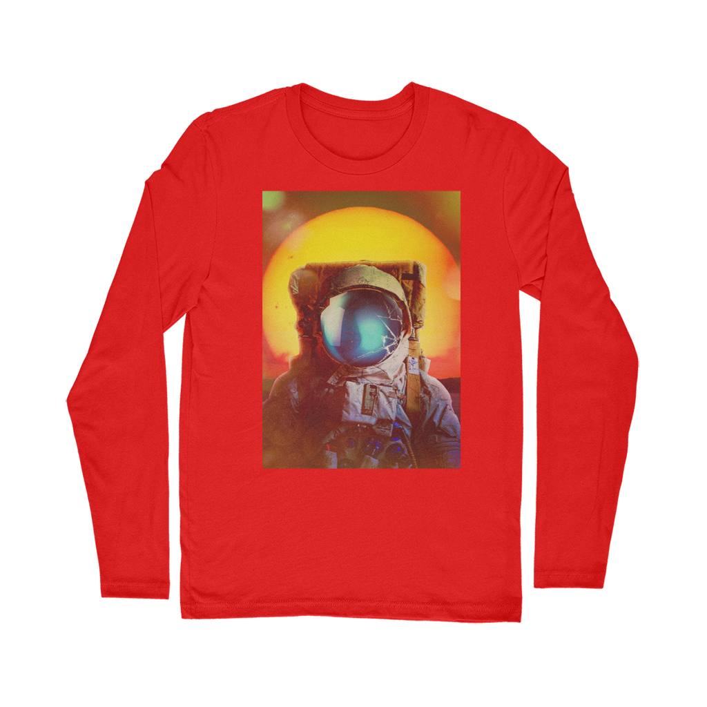 VIRGIN TEEZ Long sleeves T-shirt Red / Unisex / S Sun Classic Long Sleeve T-Shirt