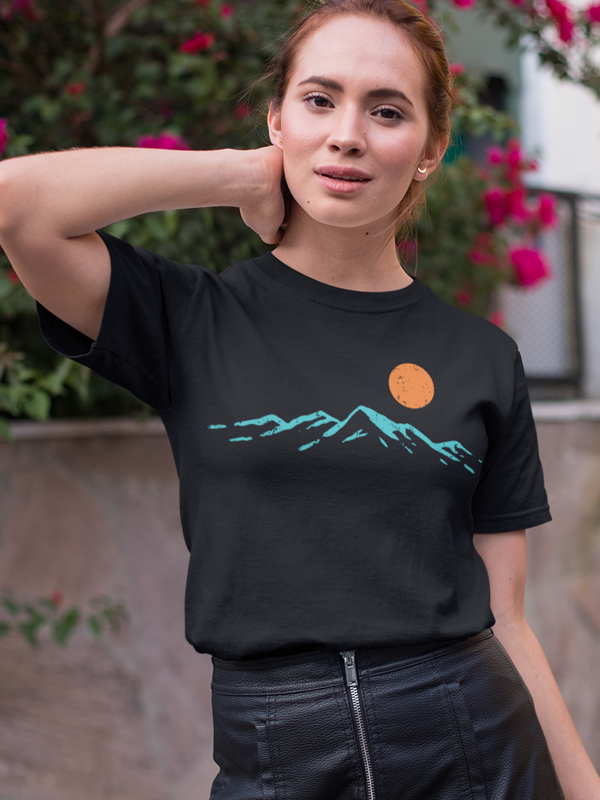 Sun And The Mountain Women T-shirt