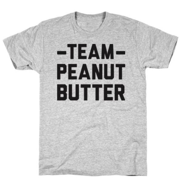 GYM FIT T-SHIRT TEAM PEANUT BUTTER GREY T-SHIRT