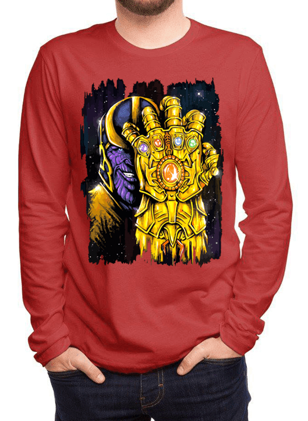 M Nidal Khan T-shirt SMALL / Red Thanos 2 Full Sleeves T-shirt