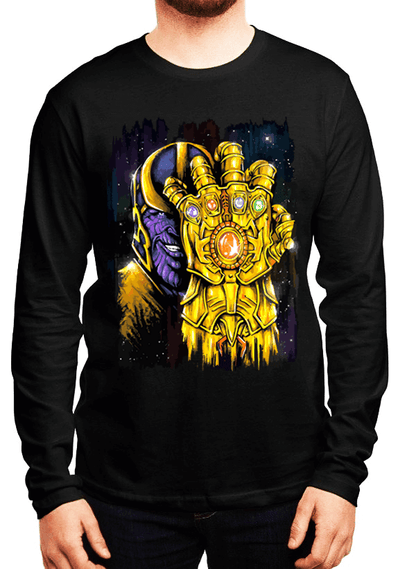 M Nidal Khan T-shirt SMALL / Black Thanos 2 Full Sleeves T-shirt