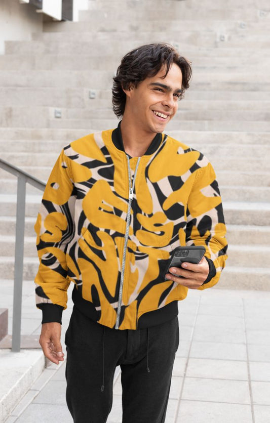 The best is yet to come prints Bomber Jacket