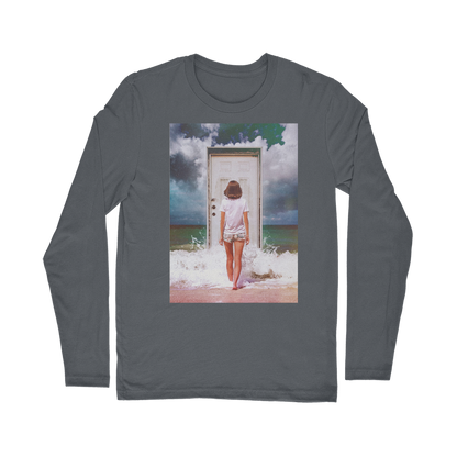 VIRGIN TEEZ Long sleeves T-shirt Dark Grey / Unisex / S The Door Classic Long Sleeve T-Shirt