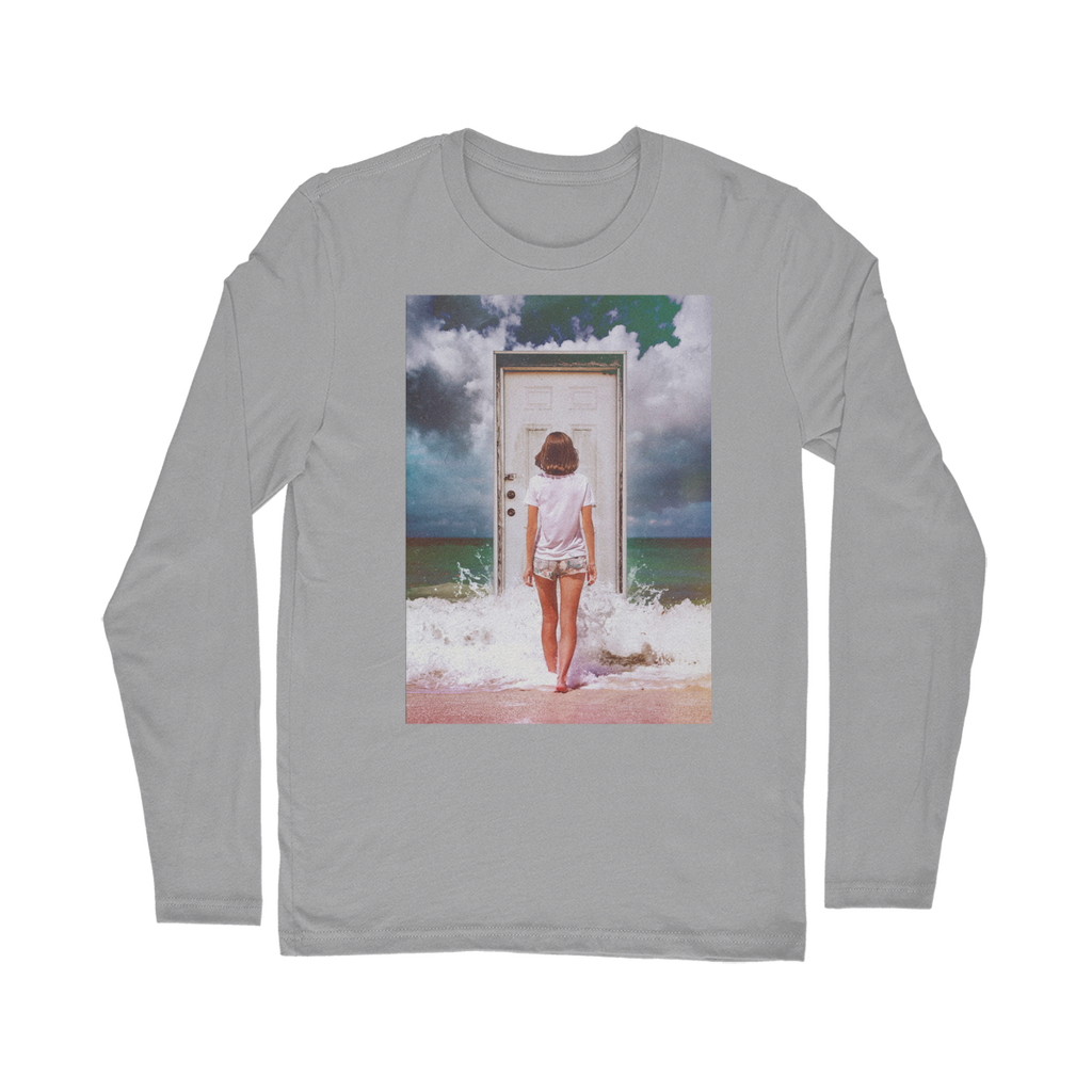 VIRGIN TEEZ Long sleeves T-shirt Light Grey / Unisex / S The Door Classic Long Sleeve T-Shirt