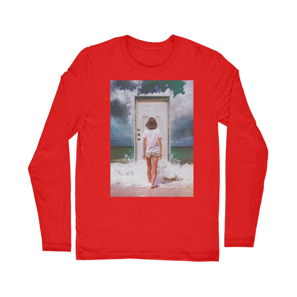 VIRGIN TEEZ Long sleeves T-shirt Red / Unisex / S The Door Classic Long Sleeve T-Shirt