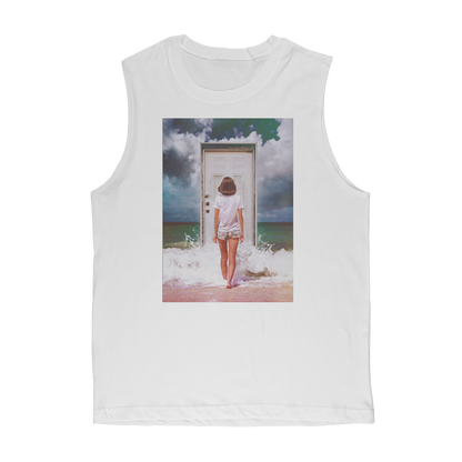 VIRGIN TEEZ Tank Top White / Unisex / S The Door Premium Adult Muscle Top