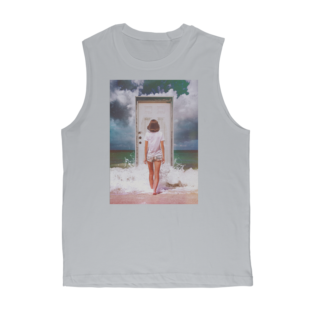 VIRGIN TEEZ Tank Top Light Grey / Unisex / S The Door Premium Adult Muscle Top