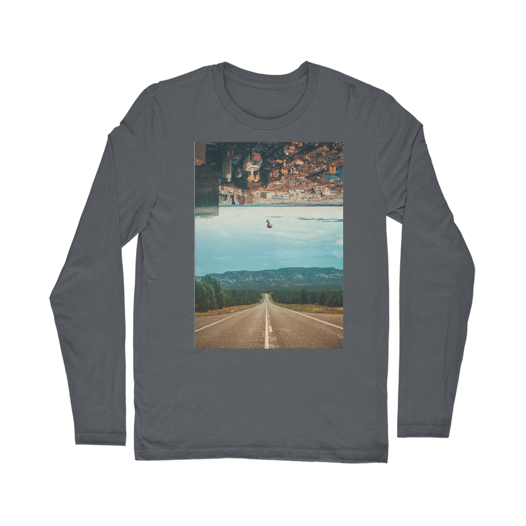 VIRGIN TEEZ Long sleeves T-shirt Dark Grey / Unisex / S The Dropout Classic Long Sleeve T-Shirt